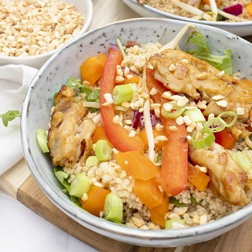 couscous met paprika en kip