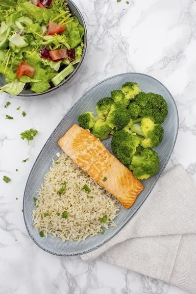 Zalm met broccoli