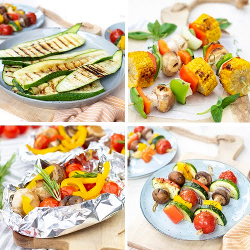Barbeque groente spiesjes