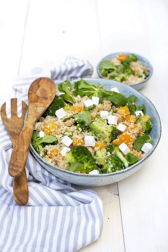 Couscous maken met broccolirijst en bloemkoolrijst