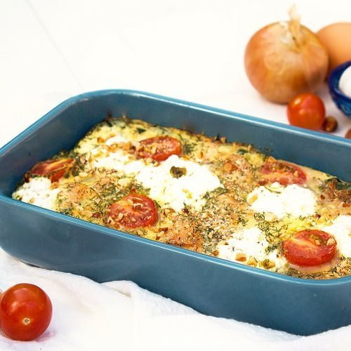 Frittata met zalm