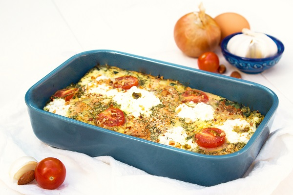 Frittata zalm