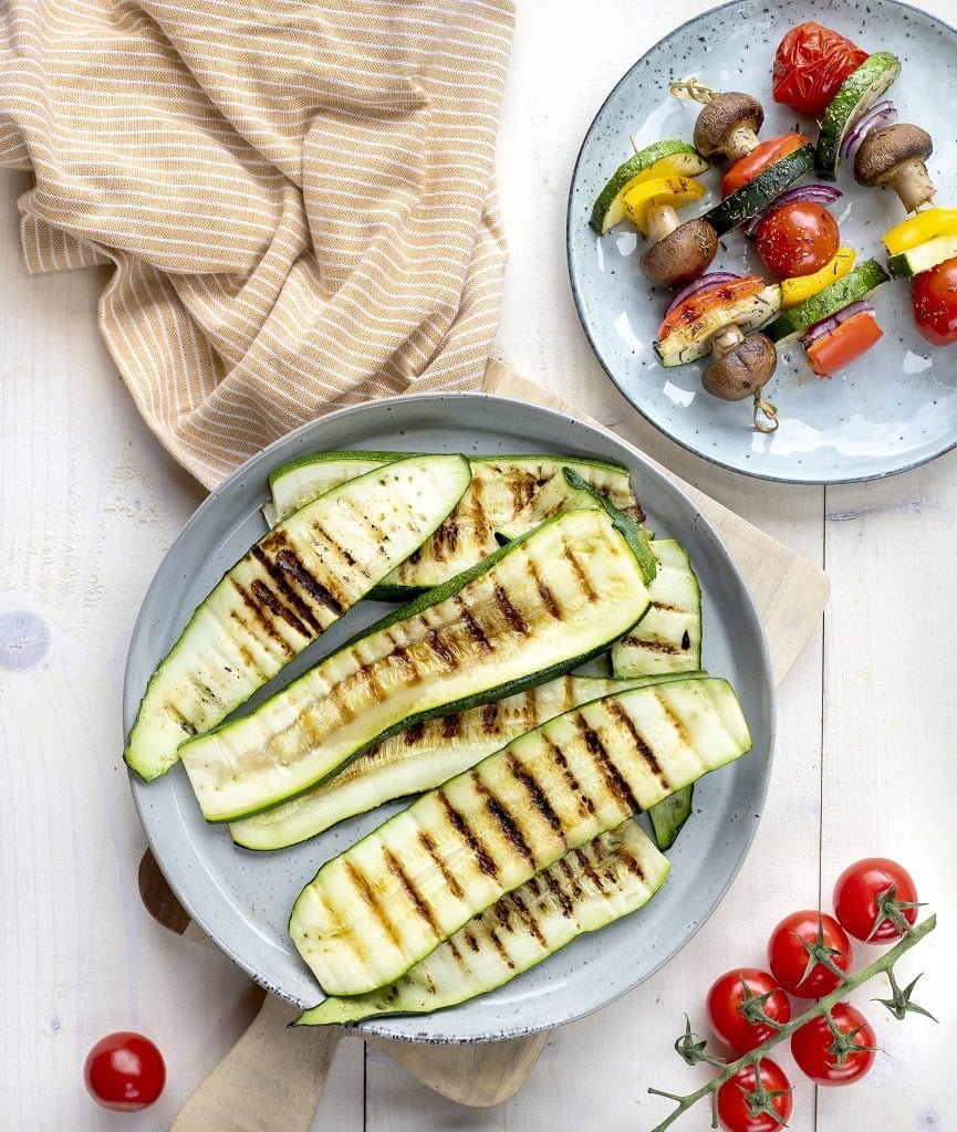 Gegrilde courgette BBQ