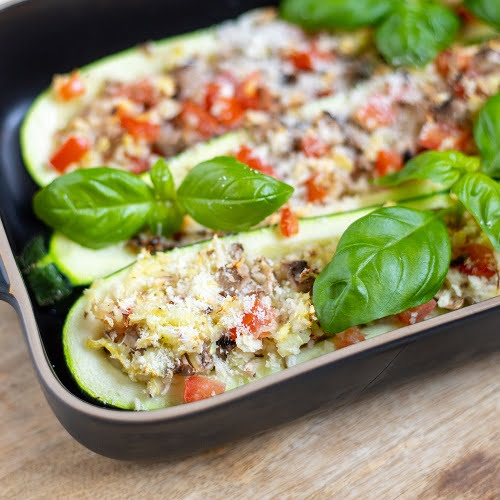Gevulde courgette vega