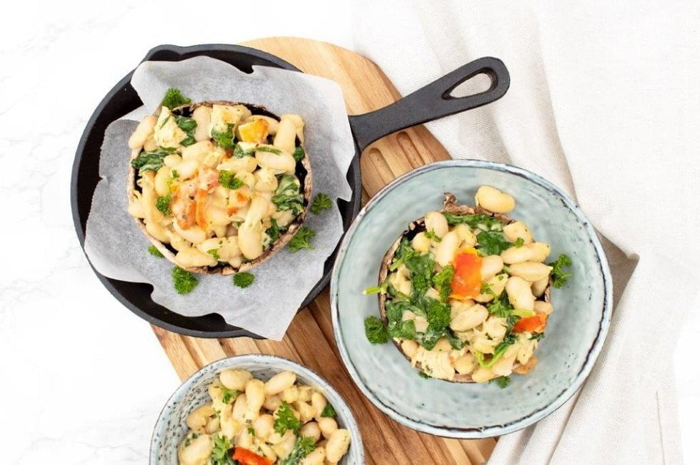 Gevulde portebello recept