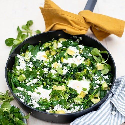 Groene shakshuka
