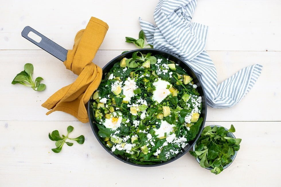 Groene shakshuka