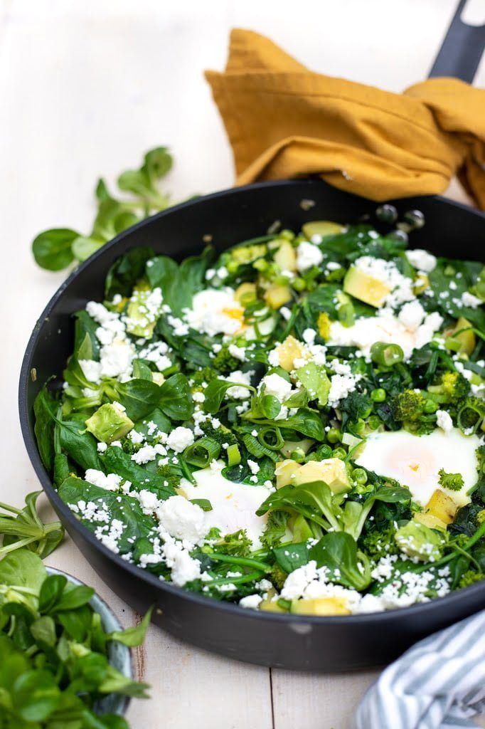 Groene shakshuka