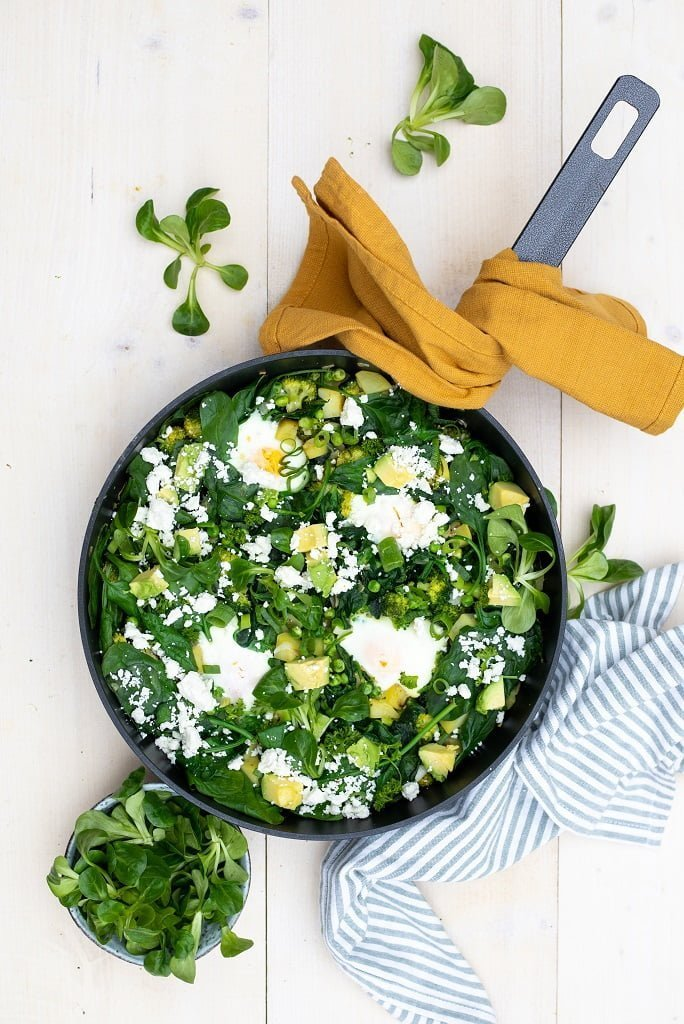 Groene shakshuka
