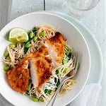 Kip met noodle salade