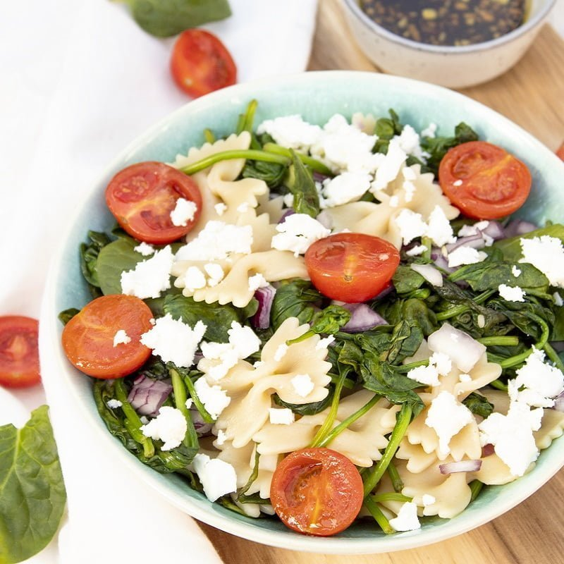 Pasta feta tomaat