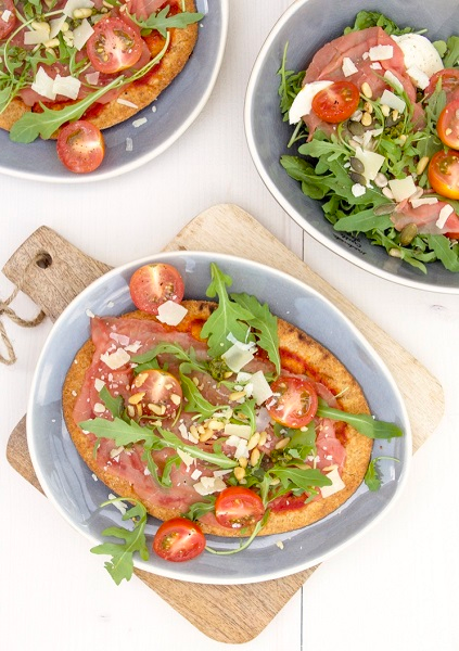 Pizza carpaccio