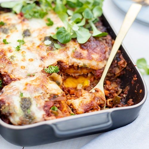 Pompoenlasagne