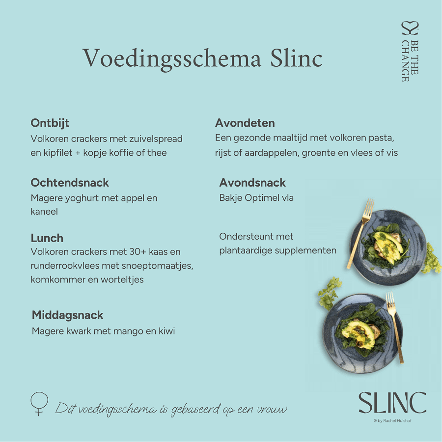 Voedingsschema vrouwen afvallen