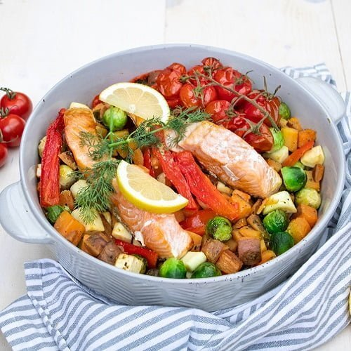 Zalm uit de oven