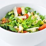 frisse rucola salade met appel