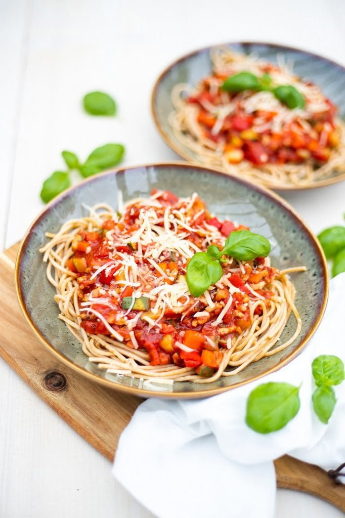 volkoren spaghetti bolognese